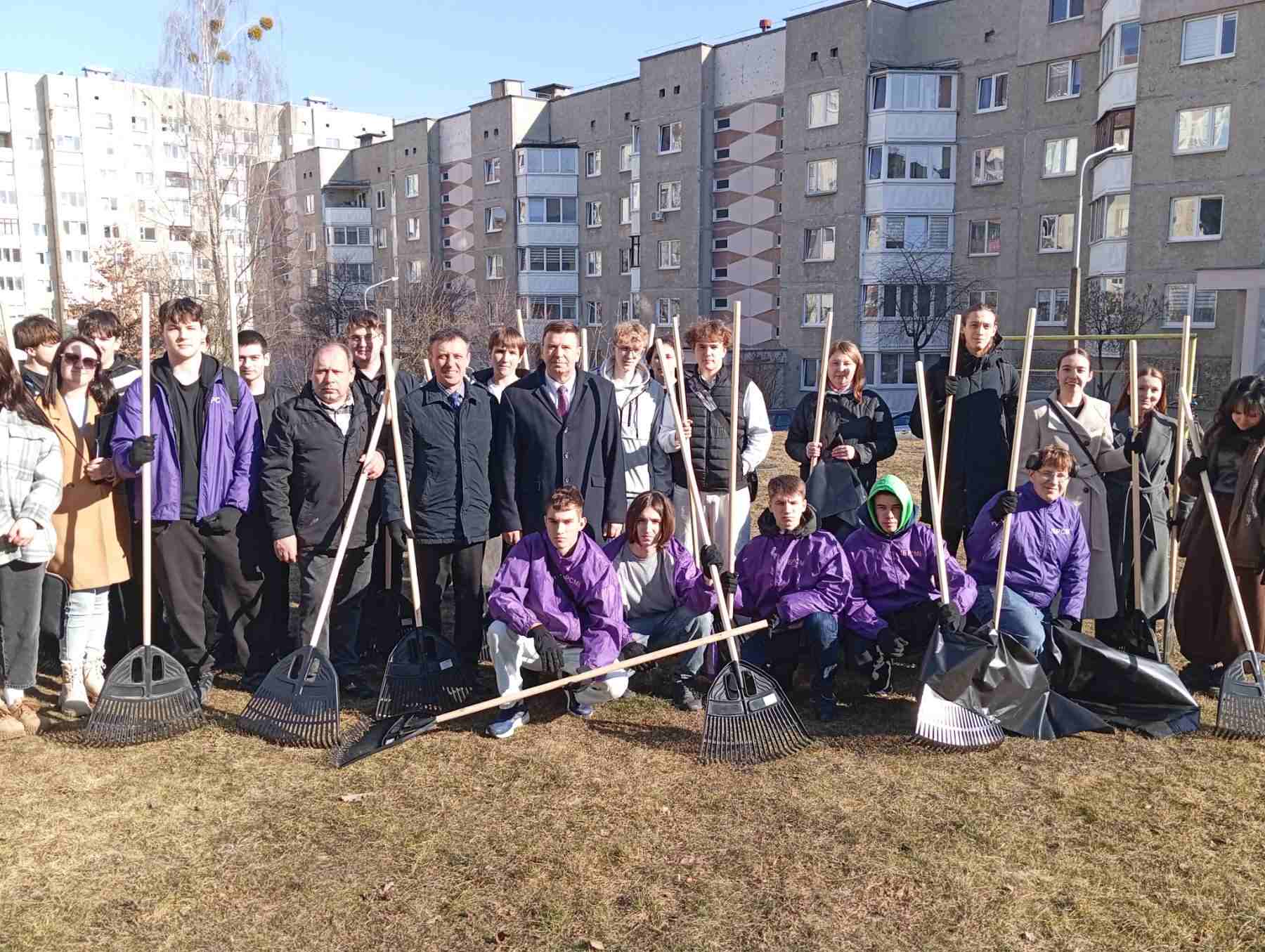 Вместе делаем район чище!